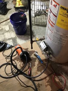 Hot water heater maintenance check
